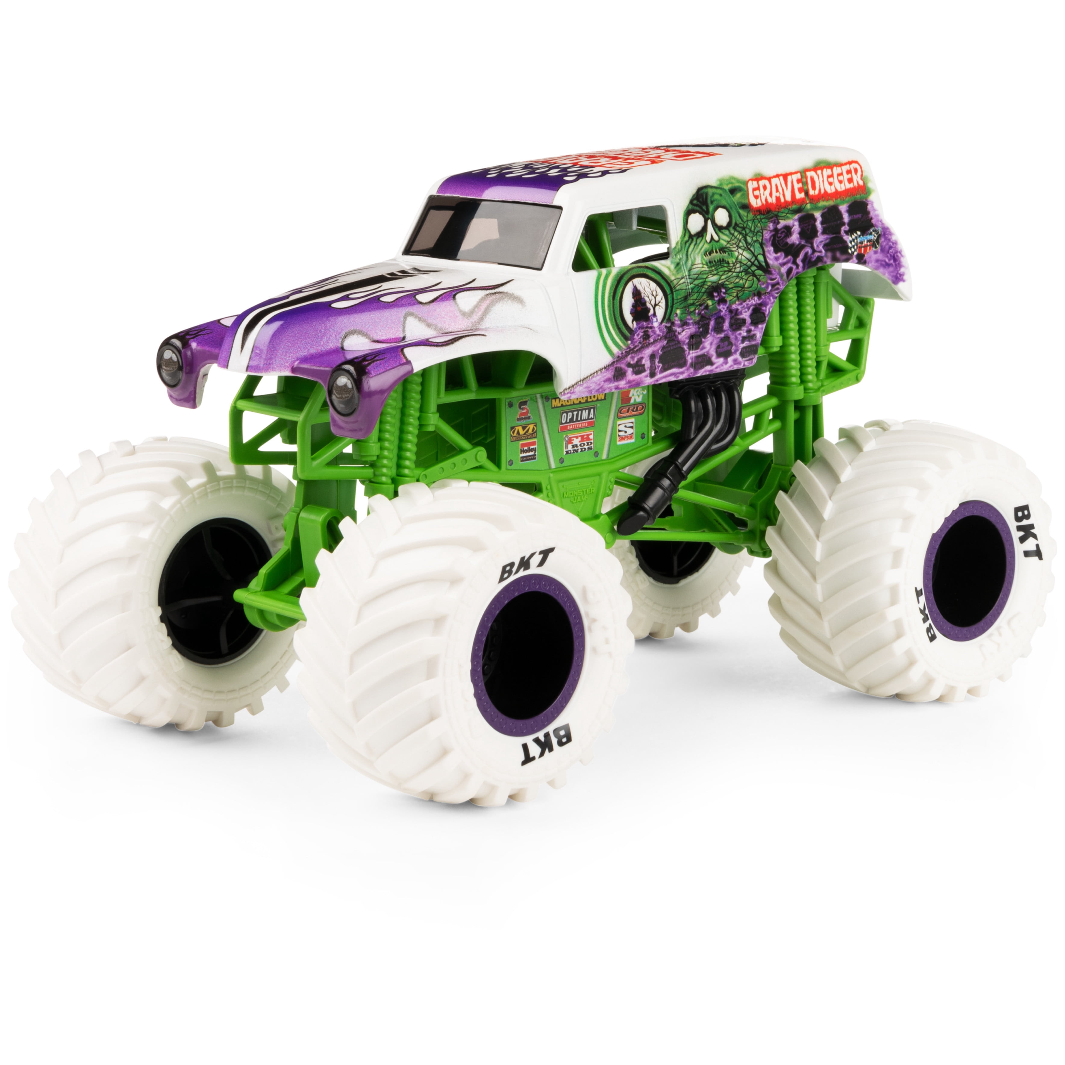 Monster Jam, Official Grave Digger Monster Truck, Collector Die-Cast Vehicle, 1:24 Scale