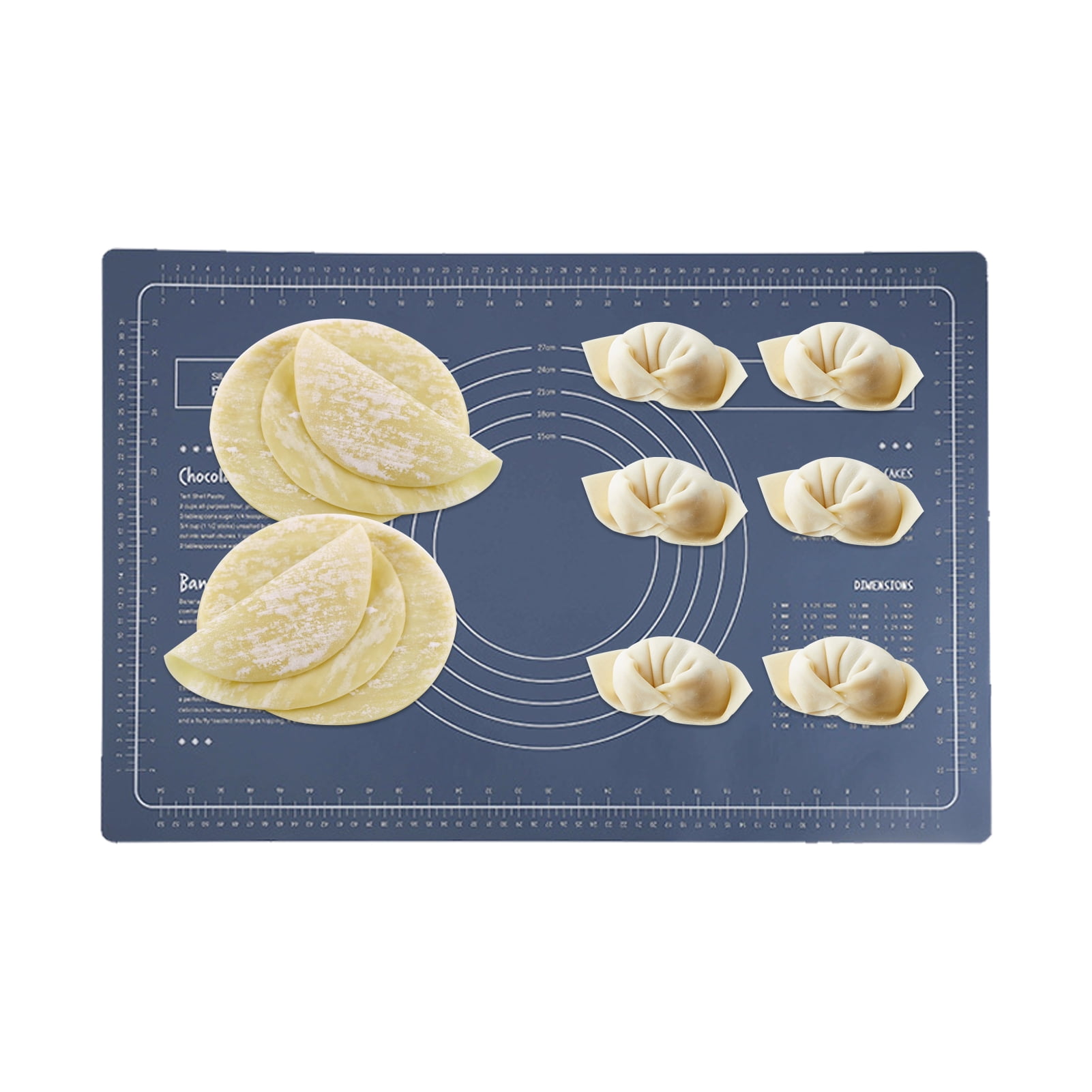 Silicone Baking Mat, Silicone Dough Rolling Mat, Silicone Pastry Mat, 24X16 Inch Large Non slip Silicone Baking Mat with Measurements, Dough Rolling Mat, Fondant and Pie Crust Mat