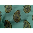 thumbnail image 4 of oneOone Cotton Poplin Fabric Paisley Block Printed Craft Fabric BTY 42 Inch Wide, 4 of 4