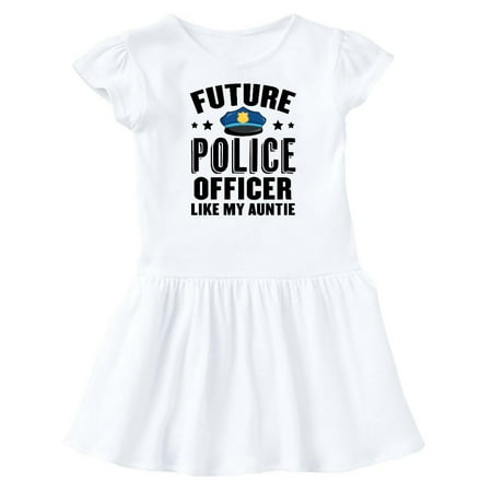 

Inktastic Future Police Officer Like My Auntie Gift Baby Girl Dress