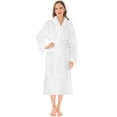 thumbnail image 5 of PAVILIA Premium Womens Plush Soft Robe, Sherpa Bathrobe, L/XL White, 5 of 6