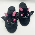 thumbnail image 4 of NOKIO Soft Cotton Bedroom Slippers For Women Unisex Slippers Cute Cartoon Bat Plush Slippers Halloween Party Indoor And Outdoor Women'S Embroidered House Shoes Cute Bunny Rabbit Women'S Slippers, 4 of 7