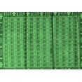 thumbnail image 1 of Ahgly Company Indoor Rectangle Persian Emerald Green Traditional Area Rugs, 7' x 9', 1 of 4