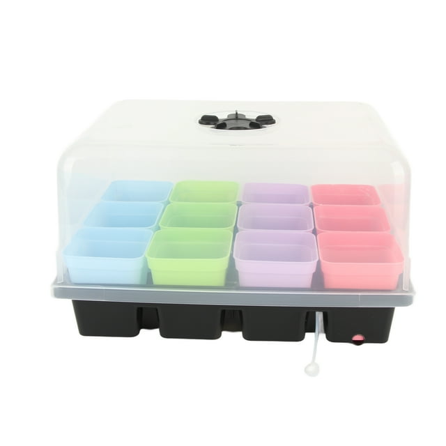 Bandeja Caja De Plántulas ANGGREK Maceta Para Plantar Germen Bandeja De Cultivo Para El Desarrollo