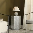 thumbnail image 2 of Dottie Blown Glass Table Lamp with Linen Shade Taupe, 2 of 4