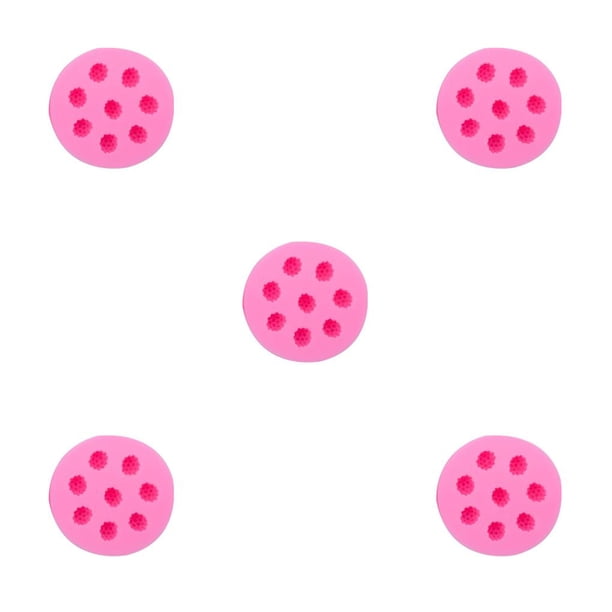 Wosthever Molde de Chocolate Flexible reutilizable reemplazo lindo DIY forma de fruta cubo de hielo pastel galleta molde cocina moldes frambuesa Type1 NO1