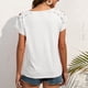 thumbnail image 4 of Blusa sin mangas tela suave manga corta fácil de limpiar blusa con cuello en V para uso diario para mujer ANGGREK Otros, 4 of 6
