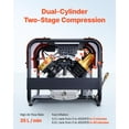 thumbnail image 4 of VEVOR PCP Air Compressor 4500PSI/30Mpa 2-Cylinder Scuba Diving Tank Compressor, 4 of 9