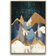thumbnail image 3 of IDEA4WALL Framed Canvas Wall Art for Living Room, Bedroom Nordic Style Mountains Canvas Prints for Modern Home Decoration Ready to Hang, 3 of 4