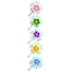 thumbnail image 3 of 5 piezas de adornos florales pequeños para salpicadero de coche, decoración floral con cabezal móvil., 3 of 7