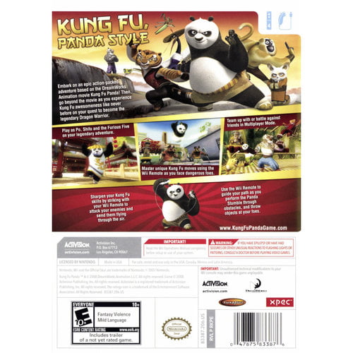 Kung Fu Panda W/ Exclusive Unlockable Dragon Warrior Po (Wii) - Walmart.Com