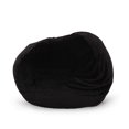 thumbnail image 6 of Christopher Knight Home Schley 5 Foot Bean Bag - Short Faux Fur - Black, Small, 6 of 7
