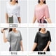 thumbnail image 5 of Camiseta holgada de mujer Medias mangas Abertura lateral Cubiertas para deportes Abanopi Camiseta deportiva, 5 of 7