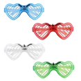 thumbnail image 2 of 4 Pcs Red Glasses Glowing Sunglasses Light Glasses Halloween Party Favor Flashing Glasses Party Glasses Banmo, 2 of 3