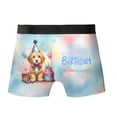 thumbnail image 2 of Happy Birthday Cute Puppy Goldendoodle with Cake Gifts Party Hat All Over Print Boxer Briefs Underwear for Men Dad Doodle Dog Lover Gifts Idea - 00029, 2 of 6