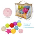 thumbnail image 3 of Muyoka Baby Sensory Ball BPA Free Baby Texture Ball, 10PCS Bola de masaje Efecto de sonido Juguete de goma para beb茅s de 6 meses en adelante, Di谩metro 6.5cm (10pcs), 3 of 6