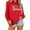 Red, variant on IWRICH Women's Merry Christmas Oversized Pullover Sweatshirt Lightweight Holiday Xmas Tee Shirts 5-White XL