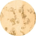 thumbnail image 1 of Ahgly Company Indoor Round Oriental Brown Modern Area Rugs, 6' Round, 1 of 4
