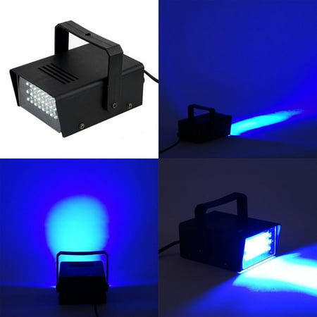 - Efavormart 35 Watt Blue 24 LEDs Mini Strobe Flash Light With Speed Control For Wedding Birthday Party Event Decoration