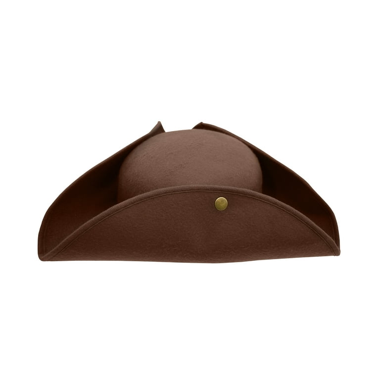 Nicky Bigs Novelties Adult Colonial Pirate Tricorn Hat, Halloween