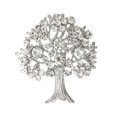 thumbnail image 2 of Naierhg Women Brooch Tree Shape Rhinestone Oil Drip Anti-slip Shoulder Bag Suit Coat Collar Hat Clothes Anti-exposure Pin Party Prom Bride Garment Jewelry, 2 of 8