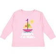 thumbnail image 3 of Inktastic Daddys First Mate Girls Nautical Sailboat Girls Long Sleeve Toddler T-Shirt, 3 of 5