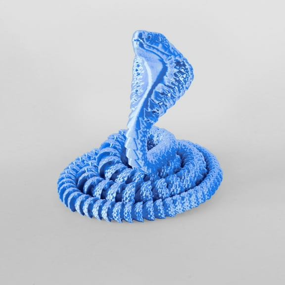 Huchen 3D Printed Snake,3-D Printed Animals,3D Printed Animals,3D Snake,3D Printed Animal Shaped toys with Movable Joints