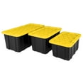 thumbnail image 5 of Sterilite 17 Gal Industrial Stackable Storage Tote Lidded Container, 18 Pck, 5 of 11