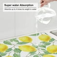 thumbnail image 5 of YFYANG Absorbent Dish Drying Mat for Kitchen, Reusable Fruit Lemon Art Pattern Microfiber Dish Mat, 16 x 18 inch, 5 of 9