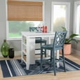 thumbnail image 4 of Powell Stacie 25" Indoor Wood Counter Stool, Graphite, 4 of 12