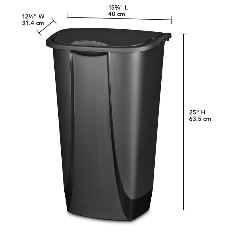 STABBEN Step trash can, stainless steel, 5 gallon - IKEA