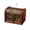 C, variant on Vintage Wooden Jewelry Box with Metal Lock | Small Treasure Chest Storage Box with Floral Carving, Decorative Keepsake Case for Rings Earrings Necklaces, Red and Brown Style A