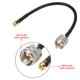 thumbnail image 3 of 20CM SMA PL259 macho a UHF PL259 macho recto RF Cable Coaxial línea, 3 of 8