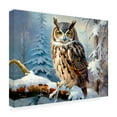 thumbnail image 4 of Canvas Wall Art - Stewart 'Winter Silence' Wall Art for Living Room, Bedroom, or Office Décor by Trademark Fine Art - 47 x 35 Inches, 4 of 4