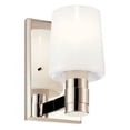 thumbnail image 4 of 55174PN Kichler Lighting Adani - 1 Light Wall Sconce In Modern Style-8.5 Inches Tall and 5 Inches Wide-Polished Nickel Finish, 4 of 5