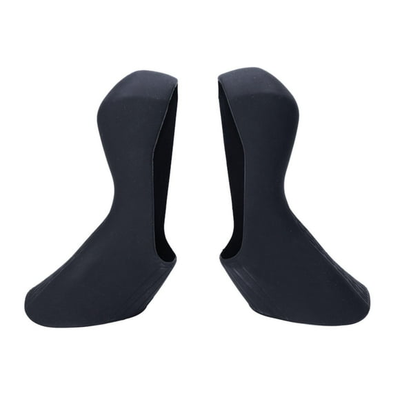 2 fundas de silicona para frenos de bicicleta de carretera, resistentes a la abrasión. negro