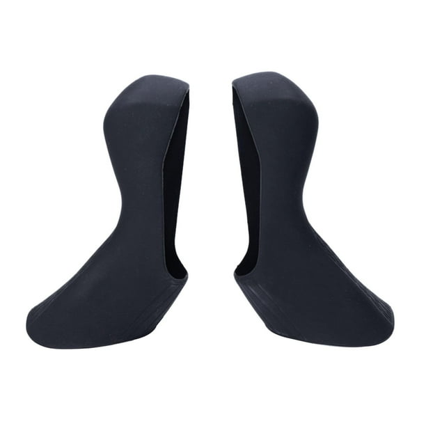 2 fundas de silicona para frenos de bicicleta de carretera, resistentes a la abrasión. negro