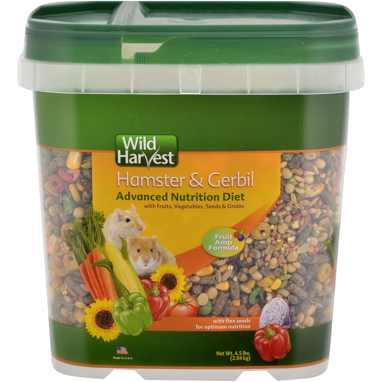 Wild Harvest Advanced Nutrition Diet Hamster/Gerbille Jaune 1,8 kg