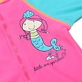 thumbnail image 4 of Swimsuit for Girls One Piece 2t Regular Fit Floral Print Quick-Drying Upf 50+ Protection Cutout Ruched Bathing Suits Tie Adjustable Straps Girls' Swimwear 9-16y, 4 of 5