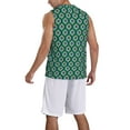 thumbnail image 2 of Honeii Peacock'S Tail print basktball shirt for men and women, Unisex basketball jersey for Theme party-X-Large, 2 of 6