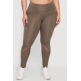 thumbnail image 3 of Women's Plus Size High Waisted Mesh Detail Leggings with Pockets, 3 of 5
