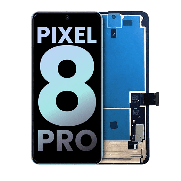 Replacement OLED Assembly With Frame (W/Finger Print Sensor) Compatible For Google Pixel 8 Pro (Genuine OEM)(All Colors)