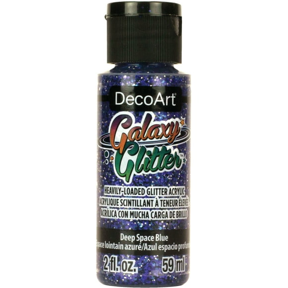 DecoArt Galaxy Glitter Peinture Acrylique 2oz-Deep Space Blue -DGG2OZ-13