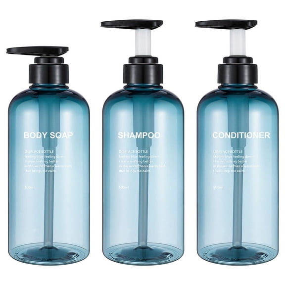 DISEN 3 Pack Shampoo and Conditioner Dispensers