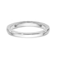 thumbnail image 5 of Solid 14k White Gold Engagement Lab Grown Diamond VS / SI Colorless Wedding Band Ring Size 8.5 (.18 cttw.), 5 of 8