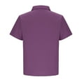 thumbnail image 2 of Felirenzacia Big and Tall Men’s Travel Performance Polo, Short Sleeve Cooling Fabric Quick Dry Shirt, Pink,L, 2 of 4