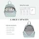thumbnail image 3 of Mochila ECOSUSI Mini de piel para mujer con colgantes con pompones, 3 of 7