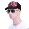 thumbnail image 4 of Naloa Rose Flowers Adult adjustable Print Baseball Hat, Patchwork curved brim baseball capfor Men and Women, One Size, 4 of 5