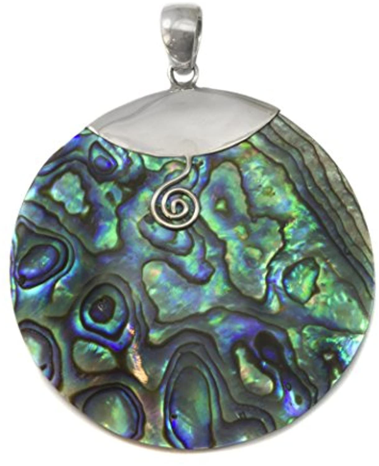 Hot Selling S925 Natural Ammolite Multi Color MOP Women's Pendant For Gift