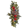 thumbnail image 2 of Adornos navideños Dainzusyful, adornos navideños rojos, luces LED preiluminadas inalámbricas Anker para escaleras, decoración navideña, decoración del hogar, artículos en liquidación., 2 of 8